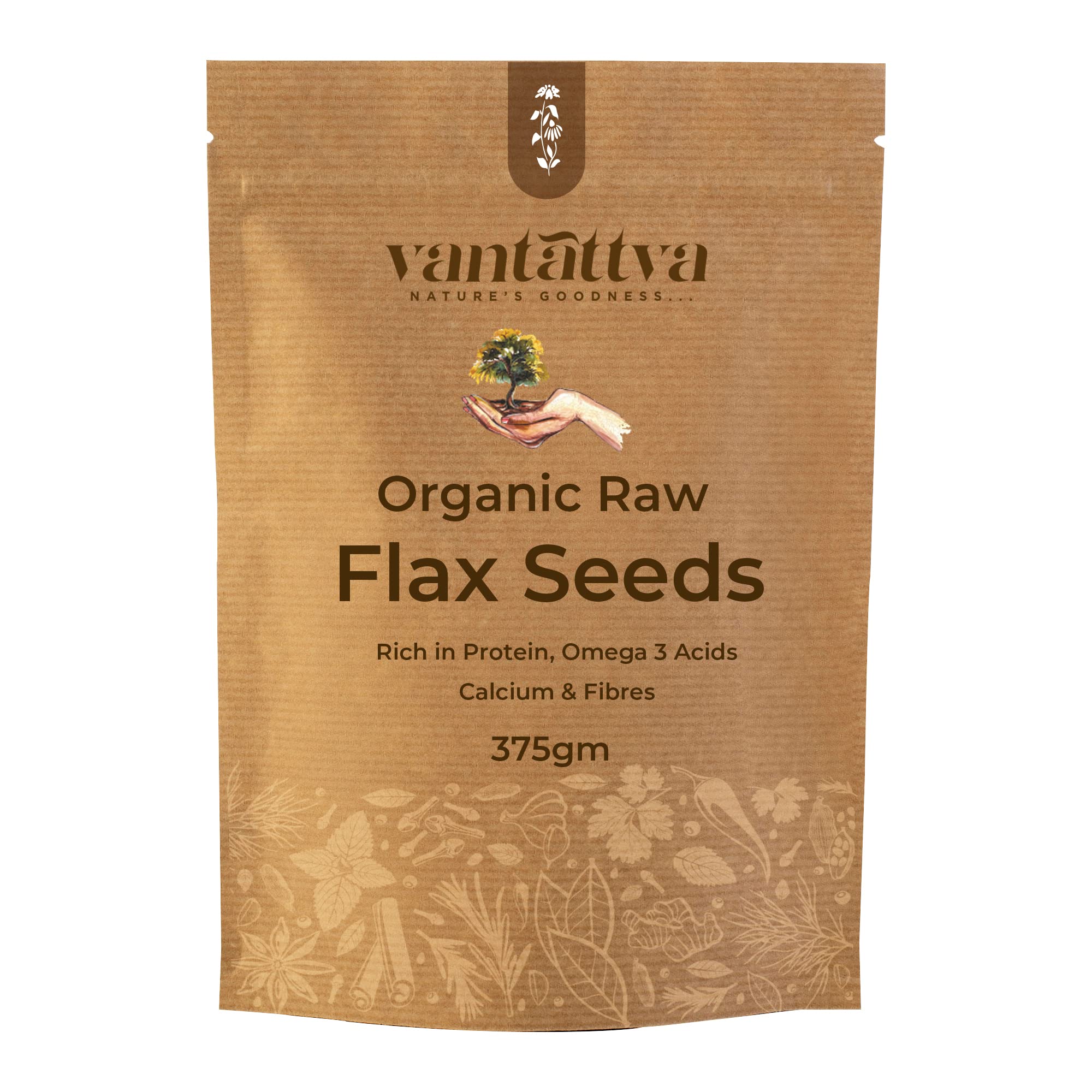 VANTATTVA-NATURES GOODNESS...Organic Flax Seeds -375gm | (B07XJYMVPS) Amazon Price History, Amazon Price Tracker