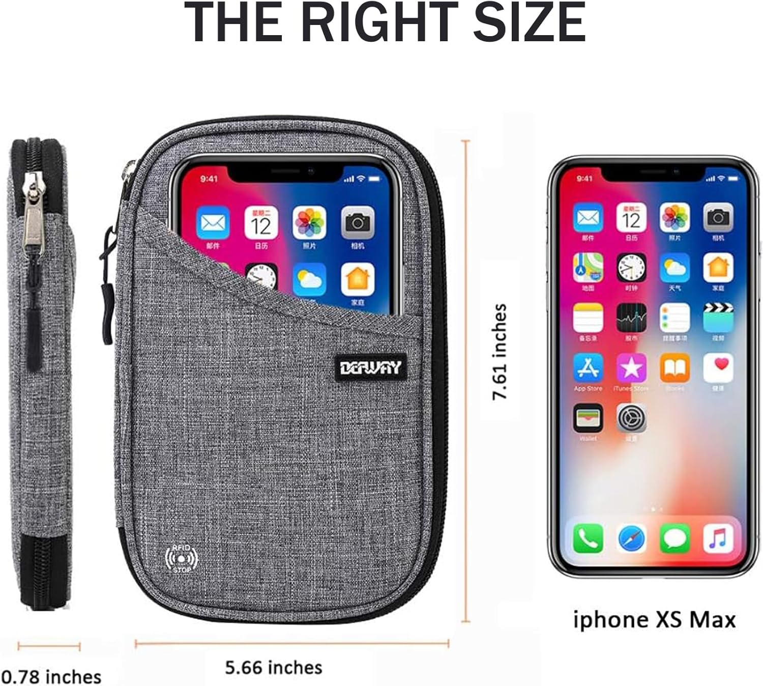 Passport Holder for Travel, Rfid Blocking Passport Wallet