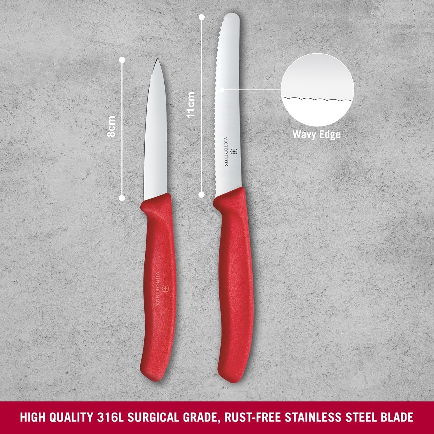 Victorinox Swiss Classic Paring Knife Set - 2 Knives -3