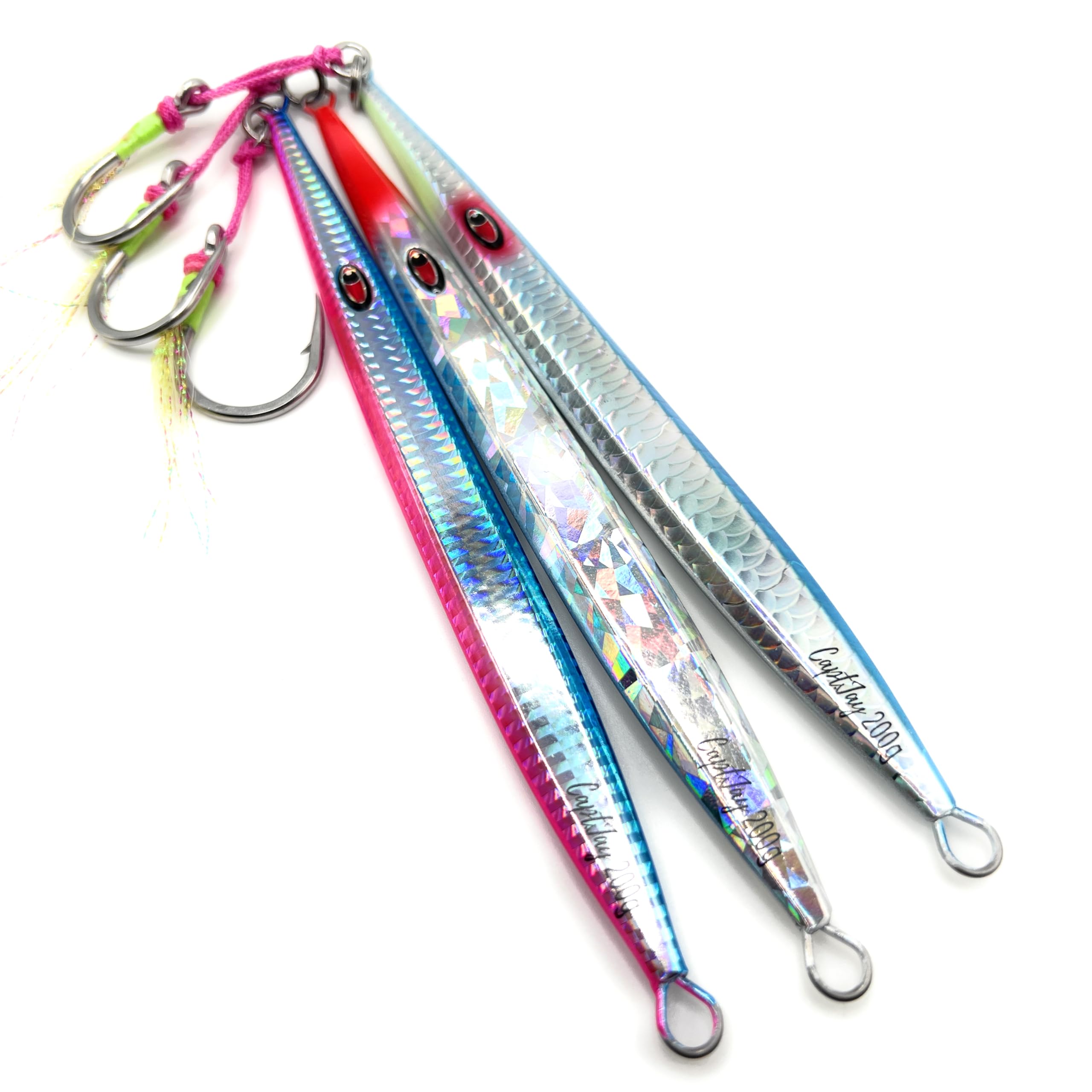 Capt Jay Fishing Saltwater jigs Speed Jigging Slow Jigging Pitching Lures, Vertical Jigging Artificial Lures Jigging Lure Fishing Jigs