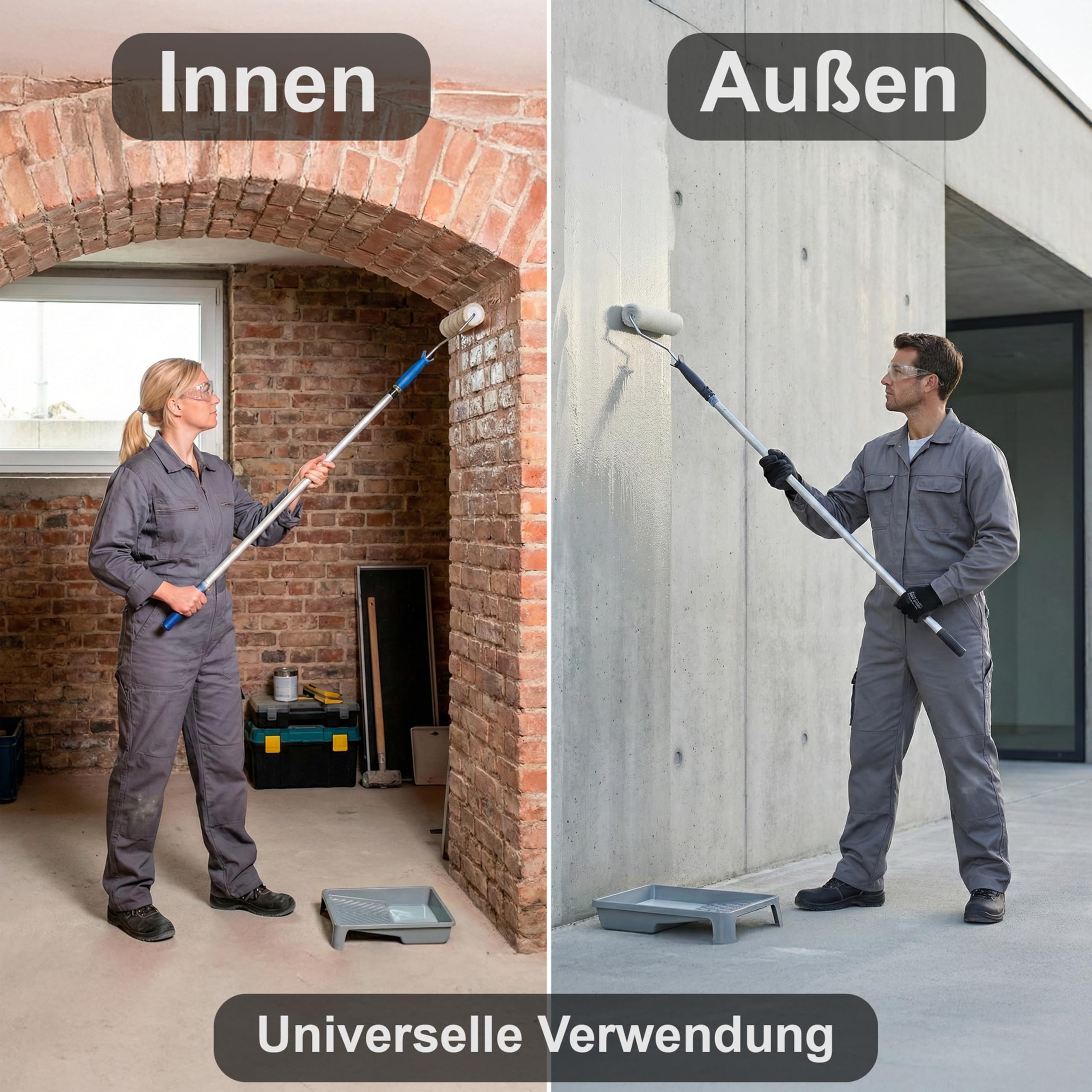 WO-WE Kaliwasserglas Haftgrund Bindemittel Versiegelung Wasserglas Mauerabdichtung W515-10L