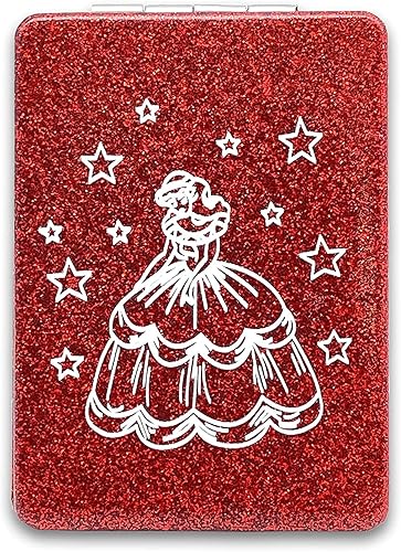 12 piezas Sweet 15 Quinceañera Bling Espejo compacto cuadrado de cuero espejo de maquillaje Recuerdos de Bautizo Primera Comunión Mis Membrillo Años