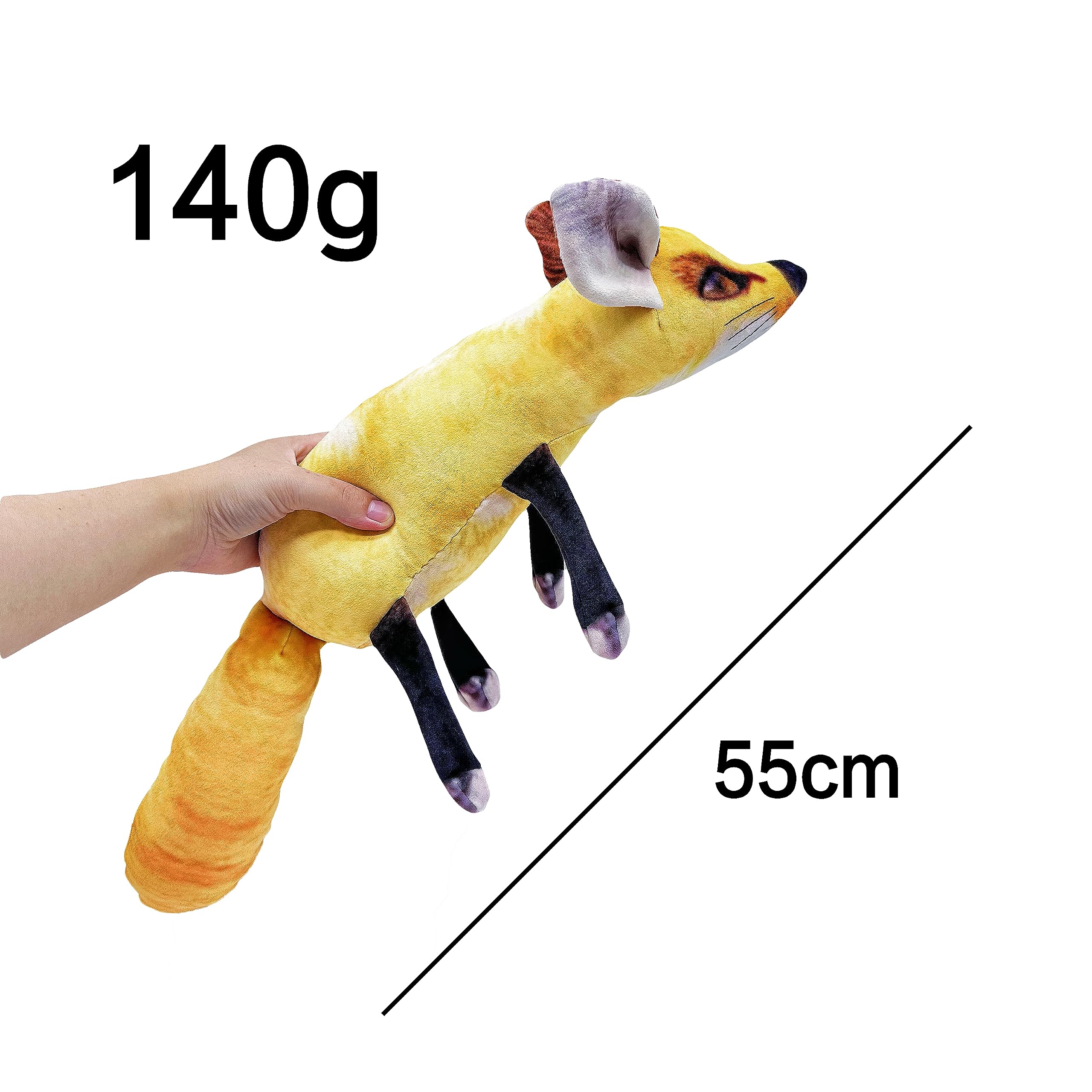 Amazon.co.jp: LLYPLUSH 22インチ イミテーションキツネぬいぐるみ