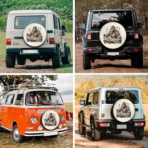 Miniatura 3 de Cubiertas de neumáticos de repuesto para Dj Bigfoot para caravana, remolque, camión, remolque, SUV, RV, universal, se adapta a 13 pulgadas