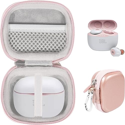 Alltravel Funda para auriculares JBL Tune 125TWS True Wireless in-ear (rosa)