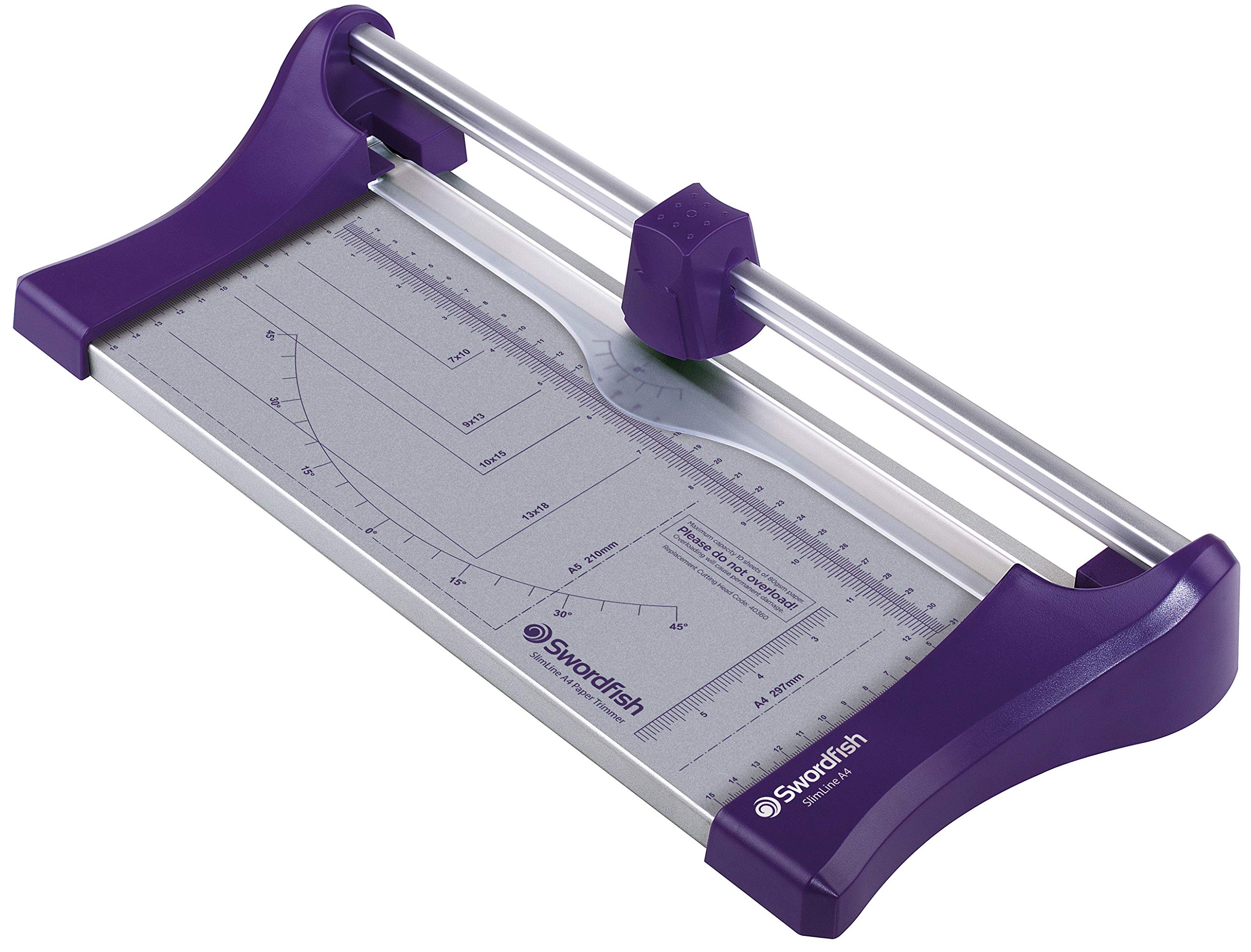 Swordfish Slimline Paper Trimmer A4 Purple 29105J