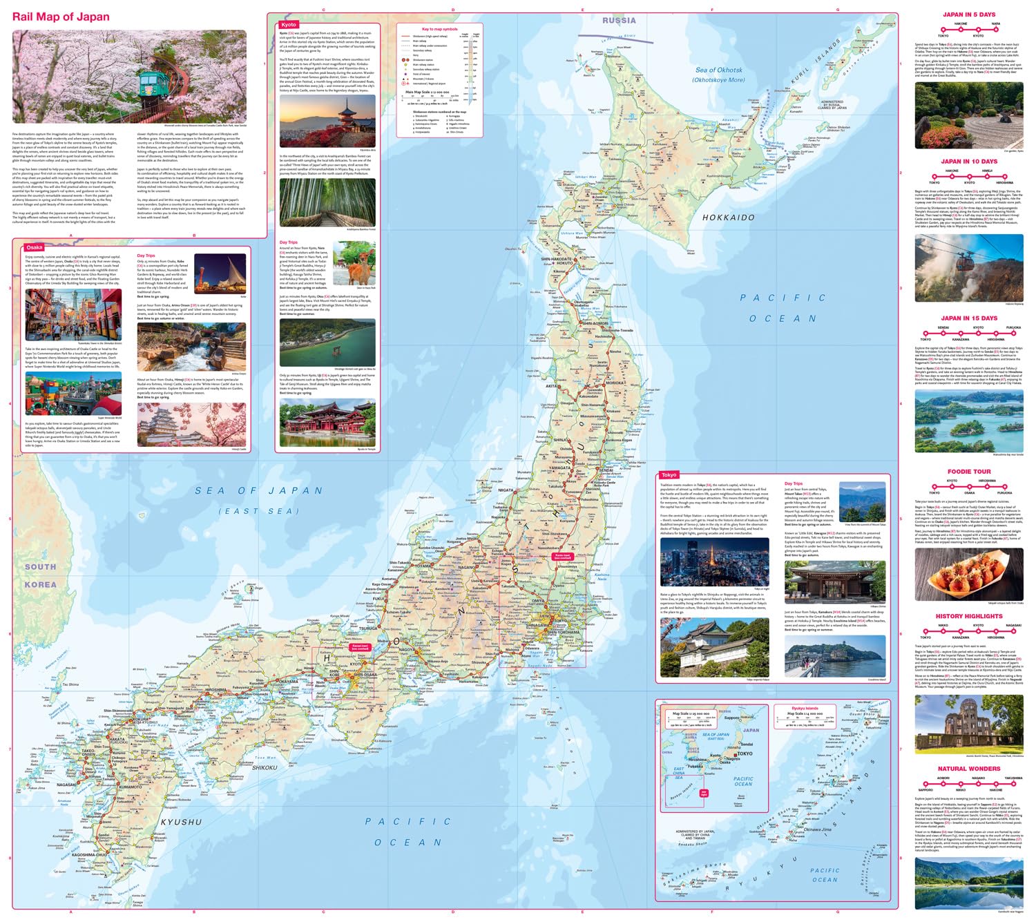 Collins Rail Map of Japan: Plan your flight-free Japanese adventure
