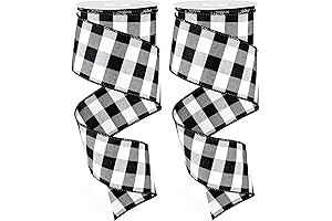 Whaline Farmhouse Ribbon for Christmas Tree