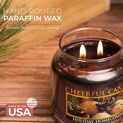 Miniatura 5 de A Cheerful Giver - Vela perfumada en tarro de vidrio para fiestas (16 onzas) con tapa y fragancia fiel a la vida, fabricada en Estados Unidos