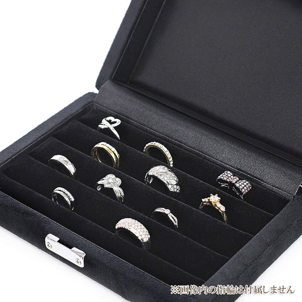 Amazon.co.jp: Barzaz 指輪用 リングケース 4列 24本差し