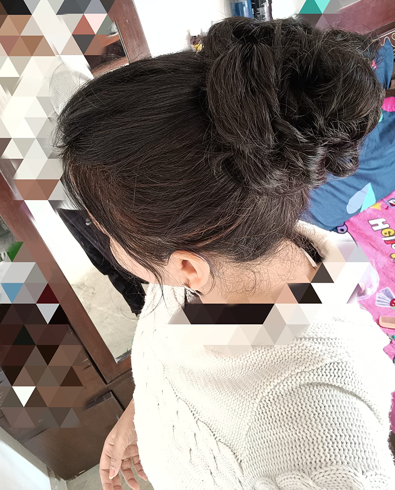 Pema Hair Extensions And Wigs DDIVINE Combo Of Synthetic Hair Bun