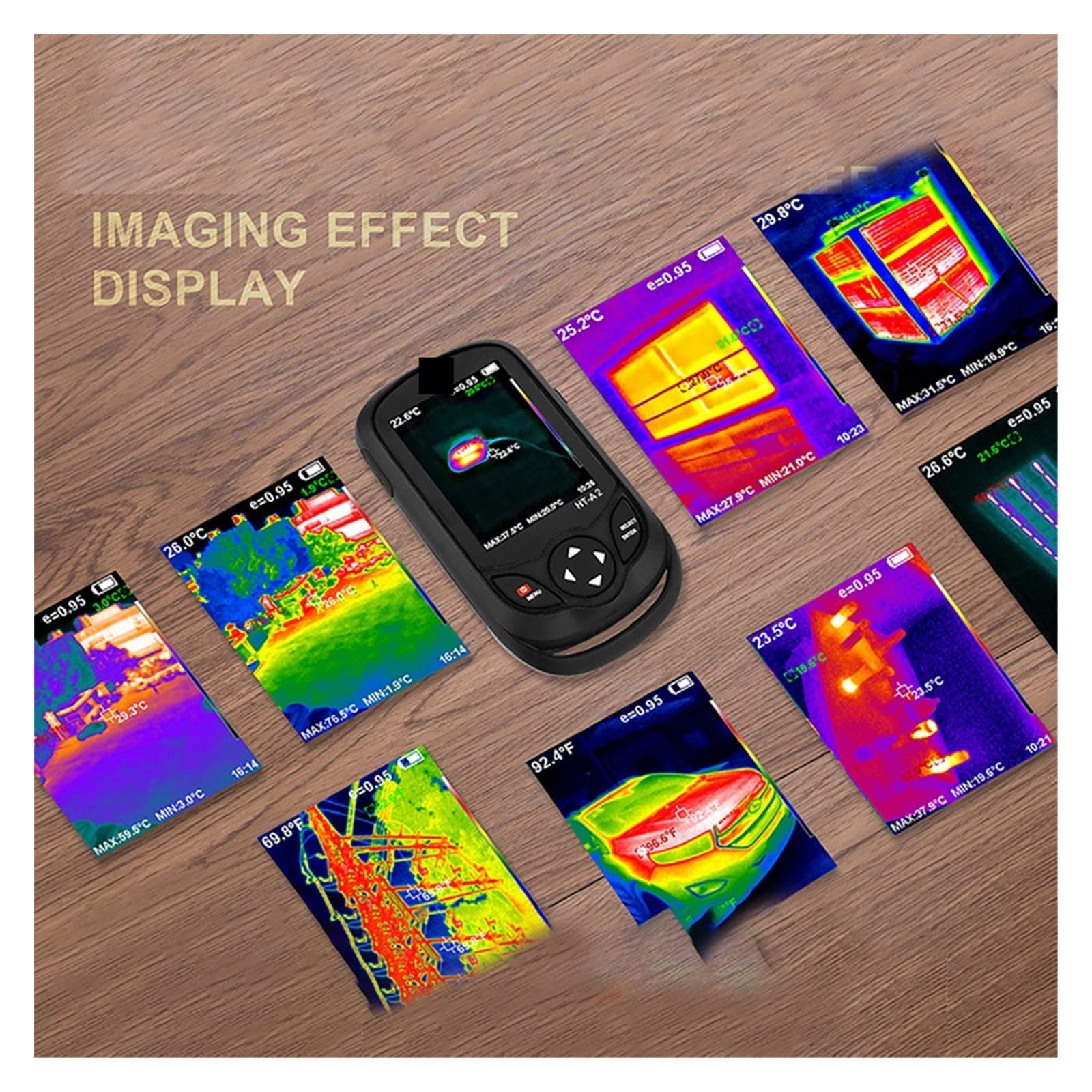 Kamera termowizyjna Telefon komórkowy Kamera termowizyjna na podczerwień IR Cyfrowy wyświetlacz Detektor 76800 pikseli z rozdzielczością 320 X 240 IR Wysoka rozdzielczość, dokładny pomiar