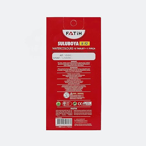 Miniatura 2 de Juego de pintura de acuarela  12 colores no tóxicos cepillados de acuarela  Juegos de pintura de acuarela lavable para niños, adultos, artistas,