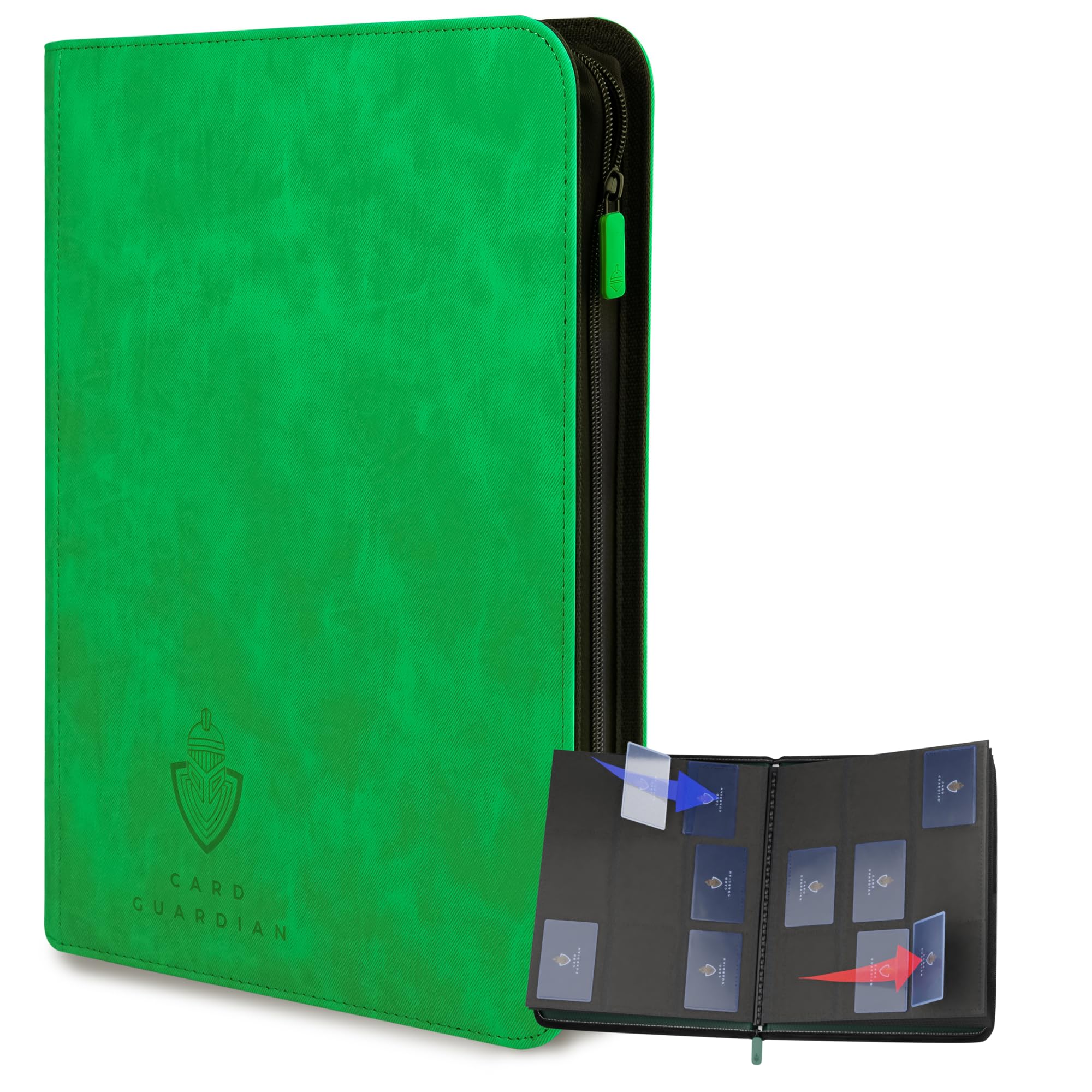 card guardian 4 pocket binder Amazon.com: Card Guardian - Toploader 4 Pocket Premium Binder with Zipper  for 160 Cards - Side Loaded Pockets main image 0
