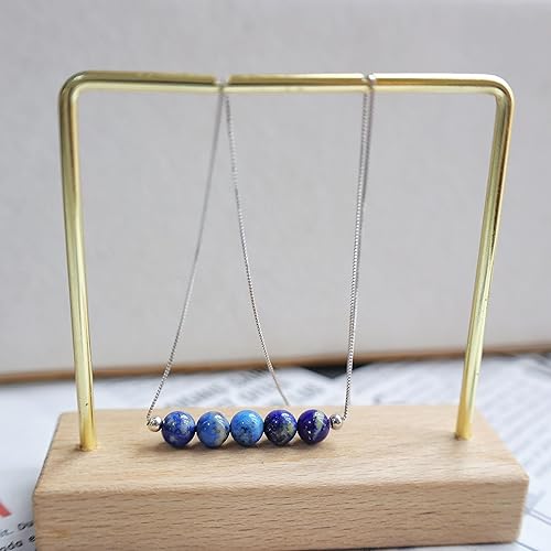 Miniatura 11 de Handmade 925 Sterling Silver Black Tourmaline Crystal Pendant Choker Necklace - Adjustable Silver Necklace, October Birthstone Jewelry