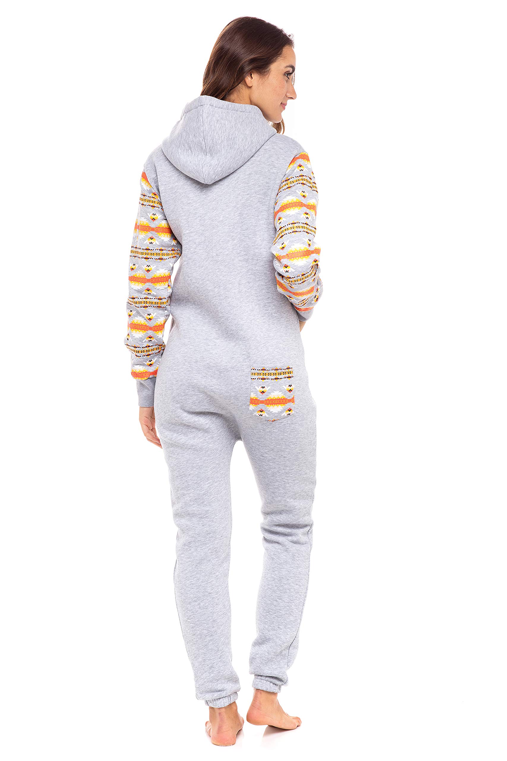 SKYLINEWEARS Tuta Corta da Donna Stampata alla Moda