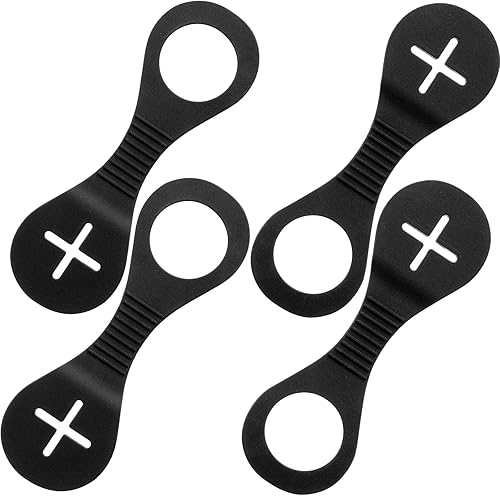 Boao 4 piezas de soporte para bolsa de excrementos de mascotas para correa, bolsa de basura de perro, accesorios dispensadores prácticos y fáciles