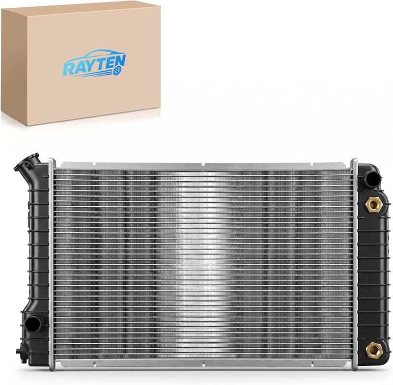 Radiador de arrefecimento do motor RAYTEN 741 para Chevrolet S10 e GMC S15 – Substitui 3048774, 3054046, 3050260, 3048773 e KO8682