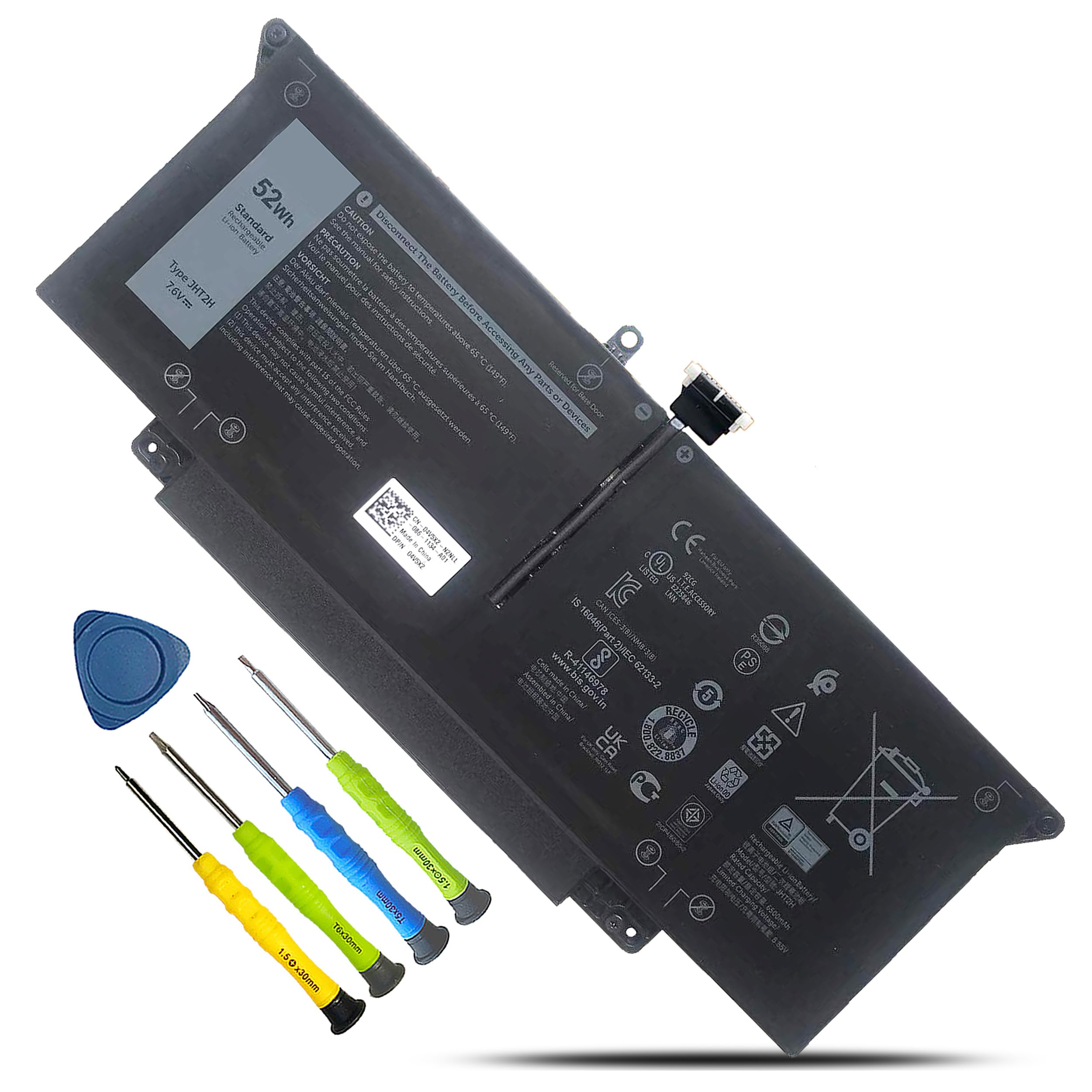 Amazon.com: JHT2H Laptop Battery for Dell Latitude 7310 7410