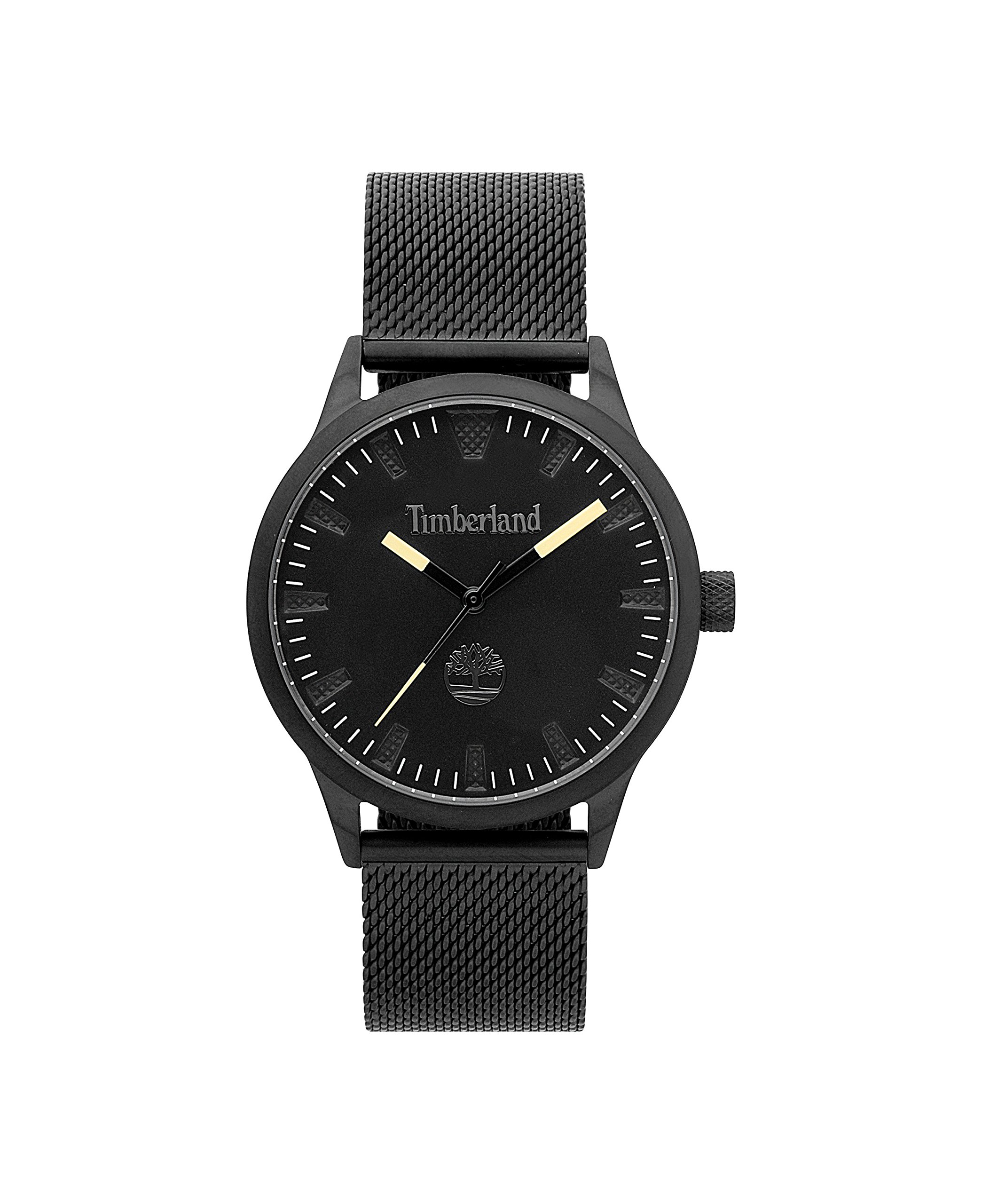 Timberland Williamsville Analogue Black Dial Black Mesh Bracelet Watch For Men - TBL15420JSB-02MM