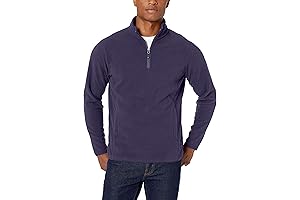 Men's Quarter-Zip Polar Fleece Jacket