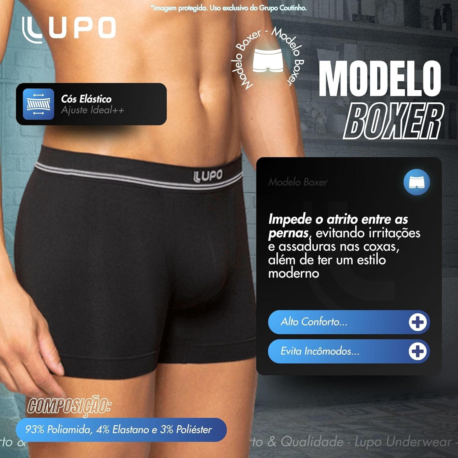 Cueca Boxer Lupo Sem Costura Microfibra Poliamida Masculina Original em promoção! Veja a oferta e mais achadinhos de Moda íntima 5 Hoje é o melhor dia para comprar Cueca Boxer Lupo Sem Costura Microfibra Poliamida Masculina Original com aquele preço maroto! Promoção! Aproveite a oferta! 5