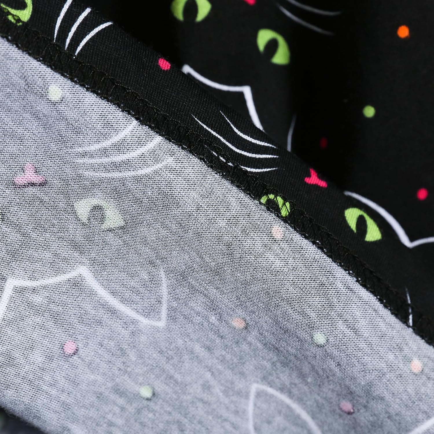 PNAEONG Women’s Pajama Set - Sleepwear Tops with Capri Pants Casual and Fun Prints Pajama Sets SY215-Purple-XL - Image 5