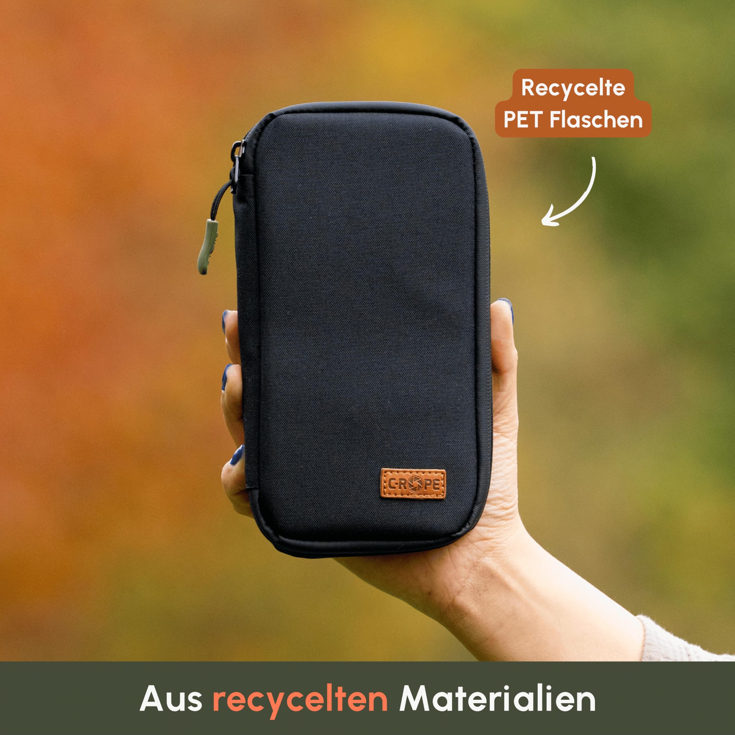 C-Rope wasserfeste Filtertasche für Kamera-Filter bis zu einem Durchmesser von 10 cm - Filterbeutel, Aufbewahrung für 8 große Filter