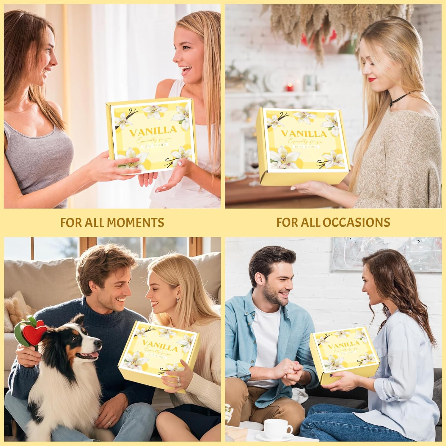 Birthday Gifts for Women, Relaxing Spa Gift Baskets for Women, Warm Vanilla Self Care Package Gifts, Mother's Day Bath and Body Inspirational Gift Set for Mom, Her, Wife, Best Friend, Sister, Coworker - Image 7