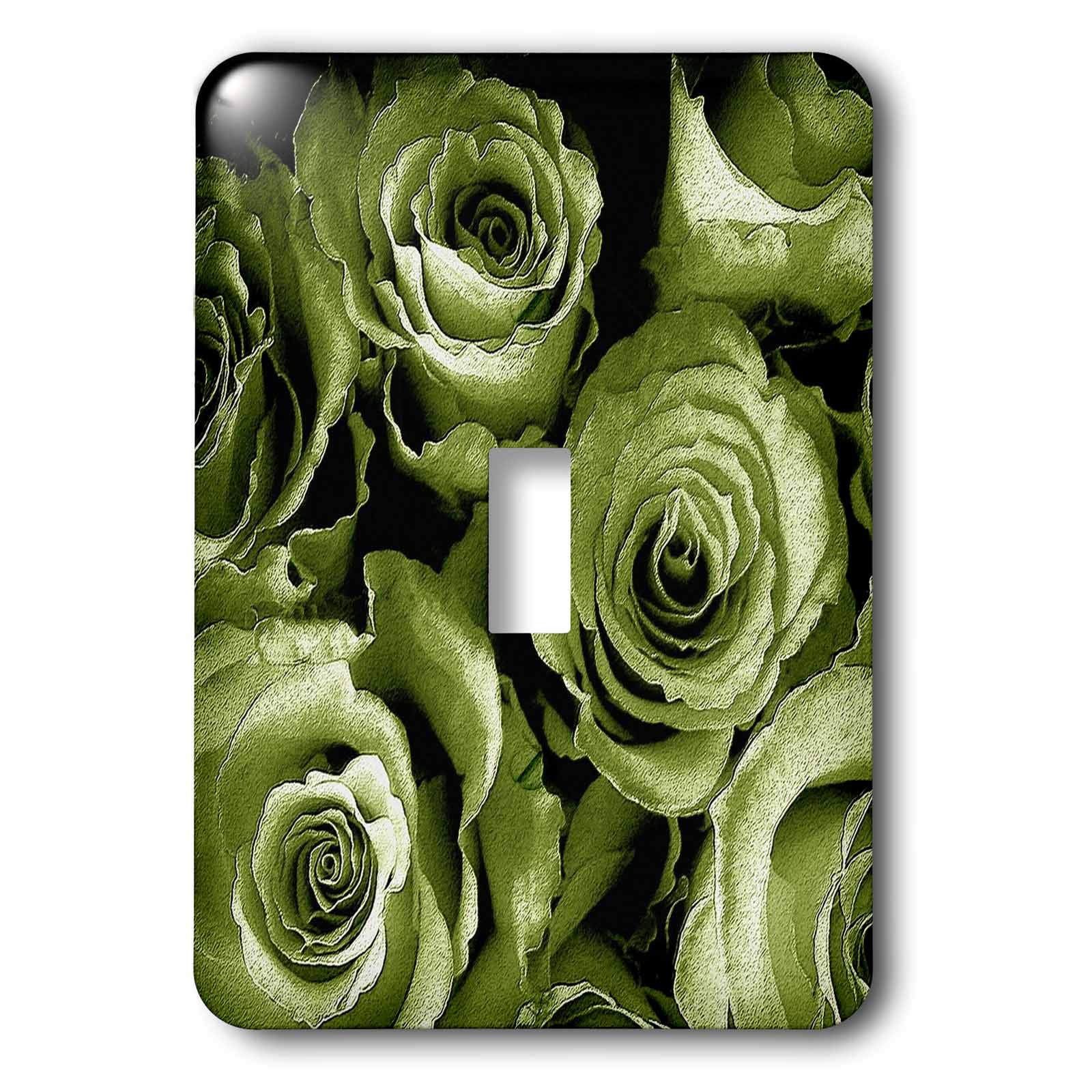 Interrupteur à baïonnette rose vert sauge 3dRose LSP_29868_1