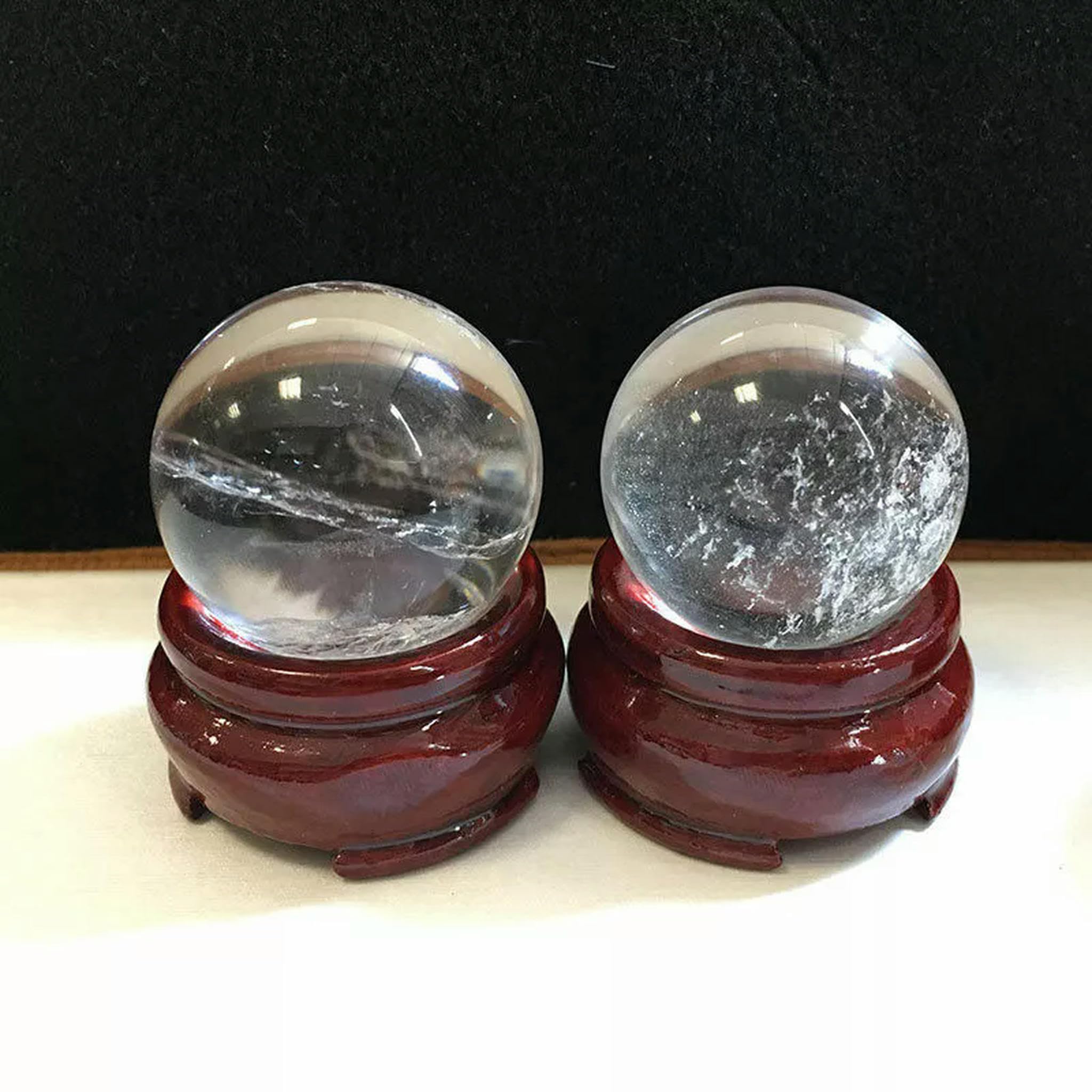 60mm Natürlicher Großer Bergkristall Kugel Kugel Edelstein Stein