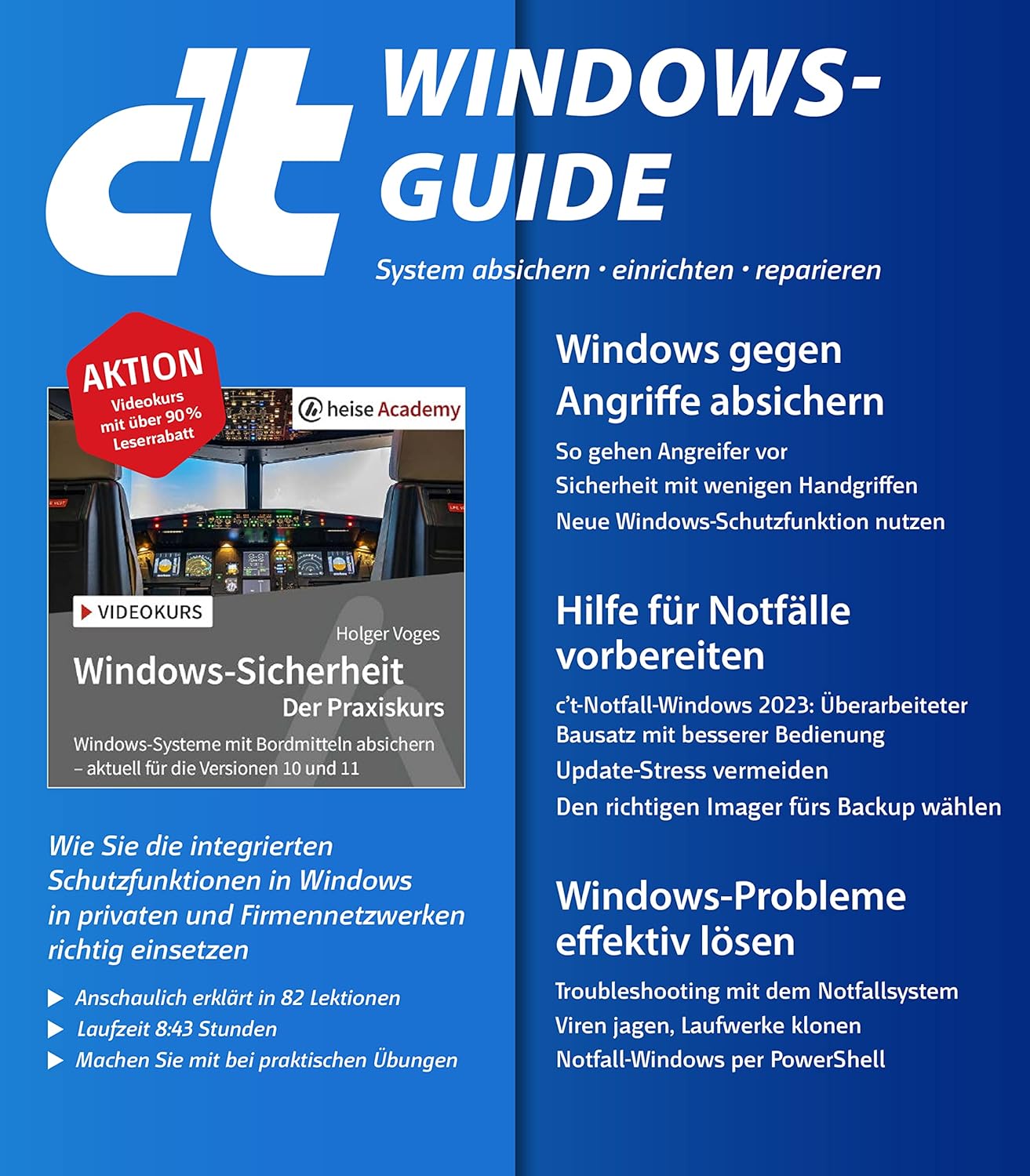 c't WindowsGuide 2023 System absichern • einrichten • reparieren