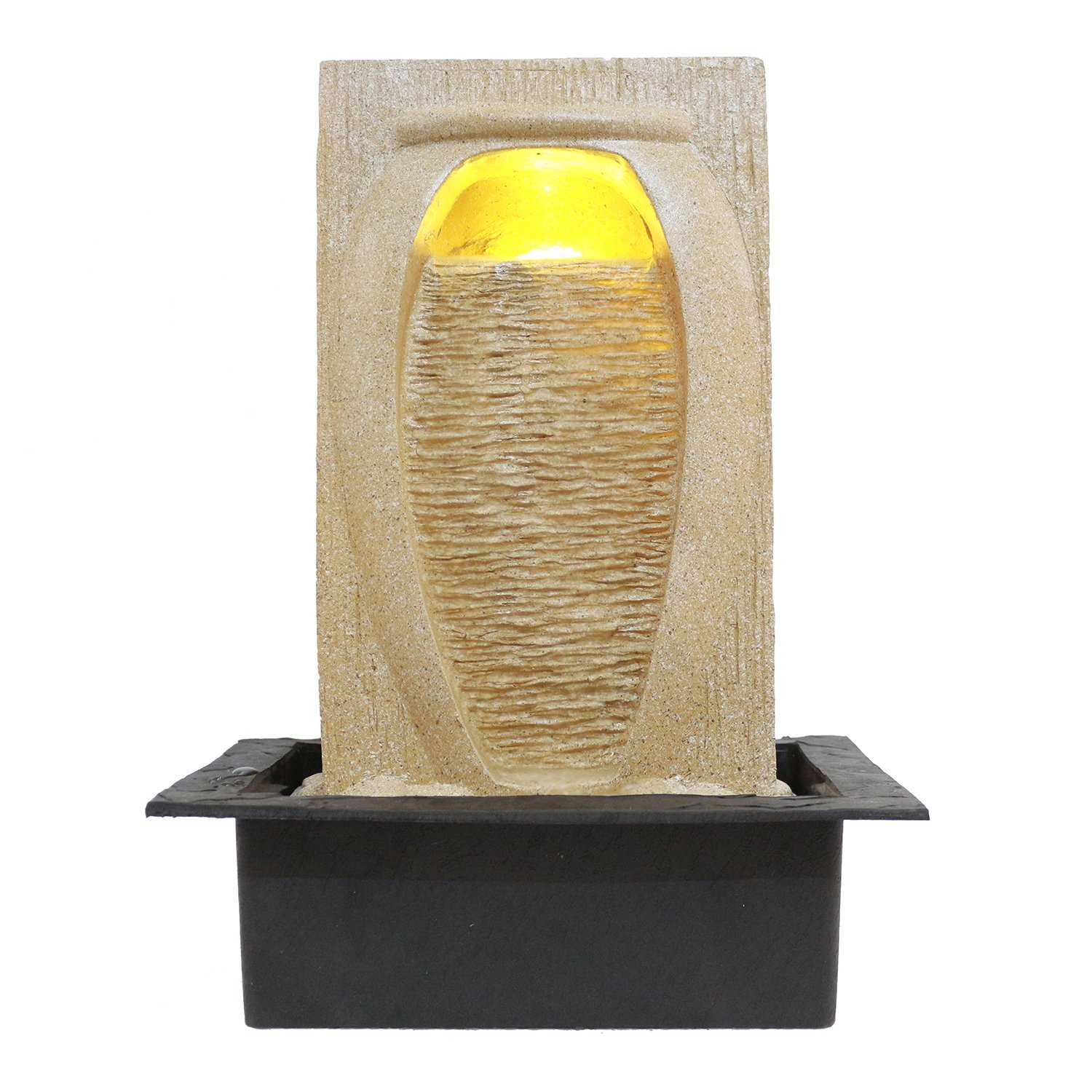 eCraftIndia Decorative Water Fountain' (Polystone, 30 cm x 43 cm, Golden)