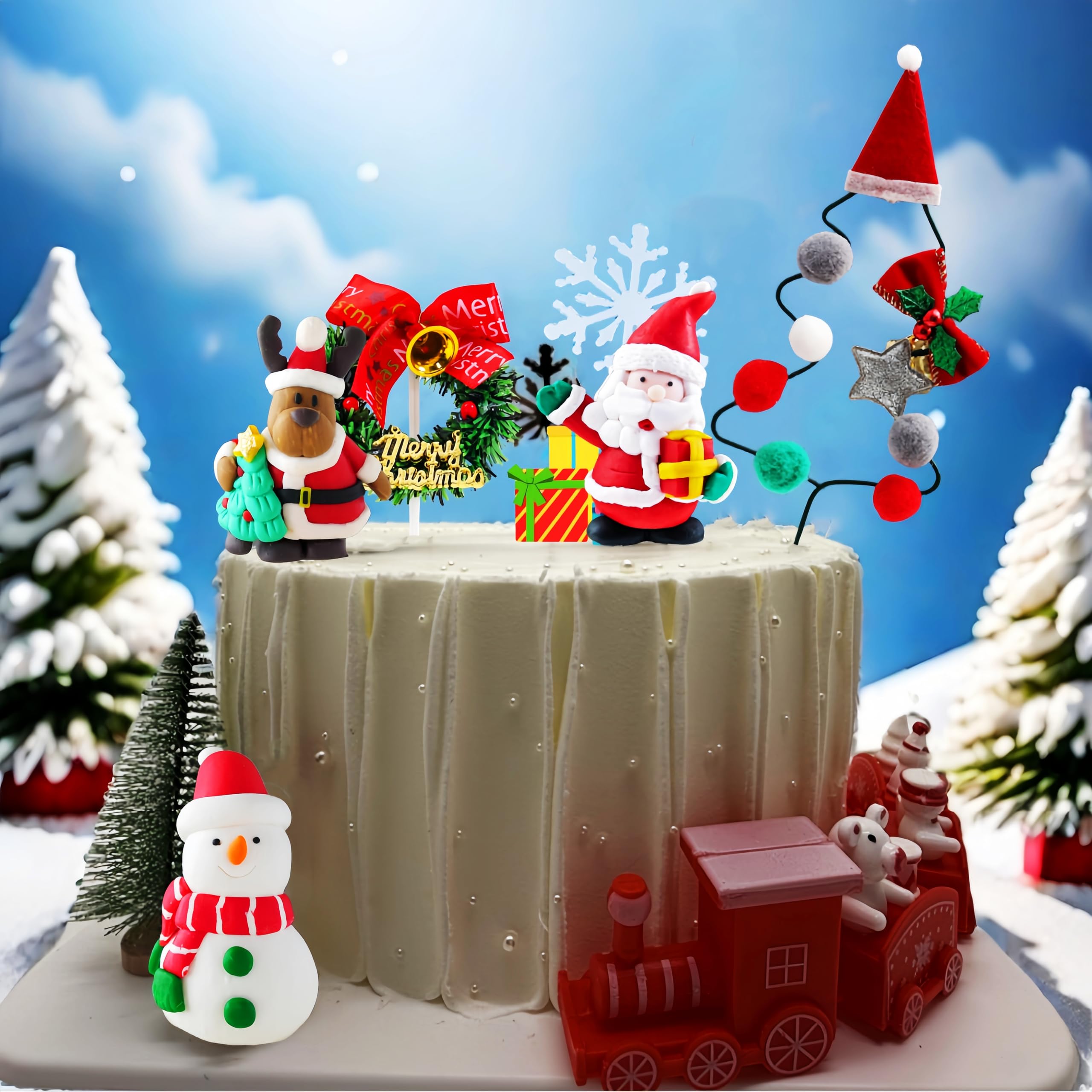 Amazon.co.jp: GallaRato 22個 クリスマスケーキデコレーション