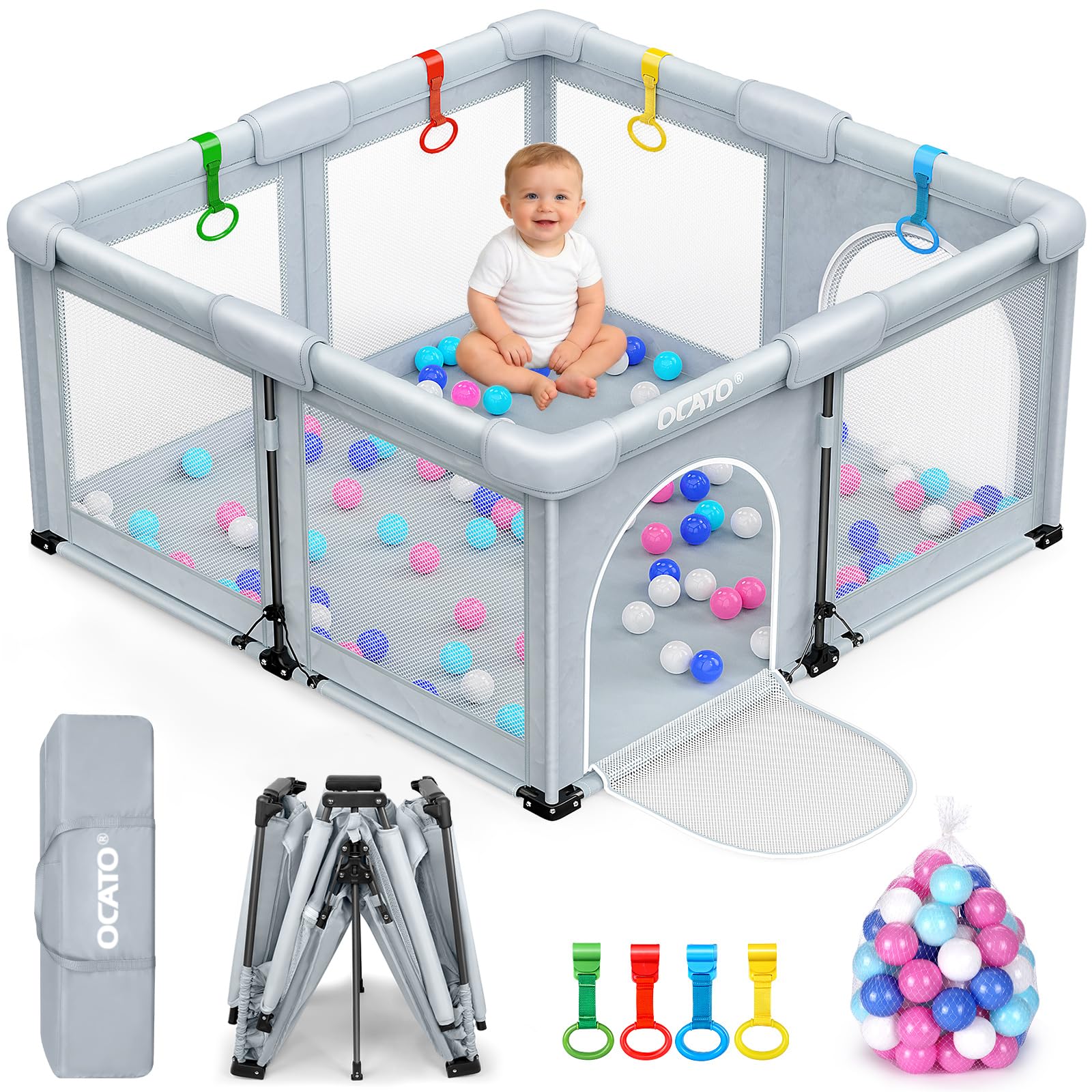 OCATO Baby Playpen Foldable
