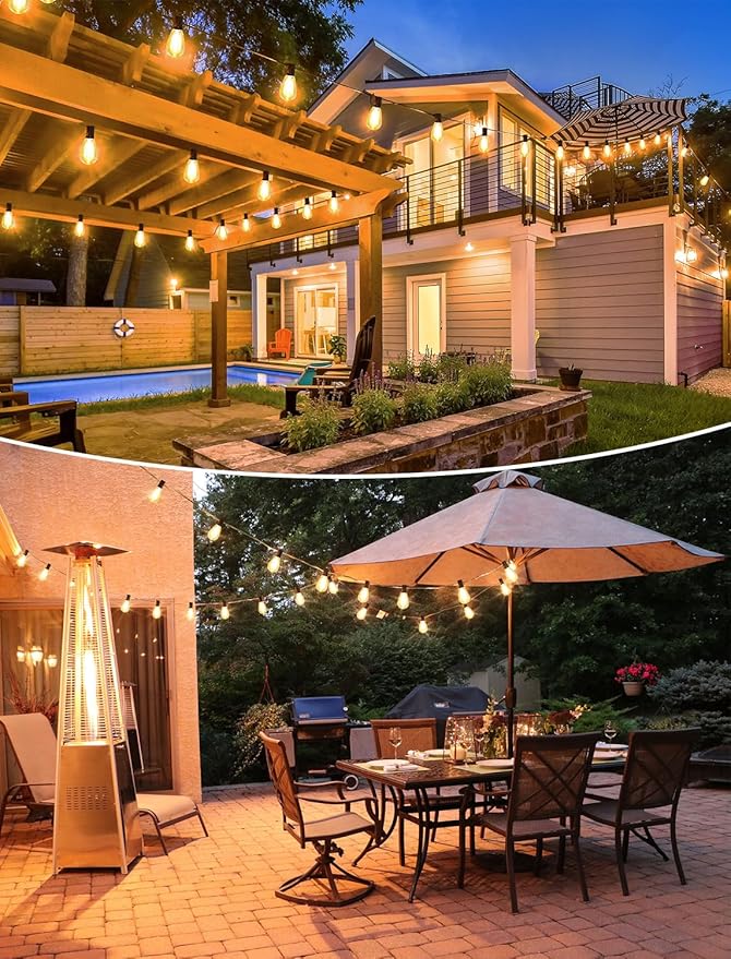 Luces LED para Exterior Larkvue 25FT 10 Bombillos S11 Regulables miniatura 8
