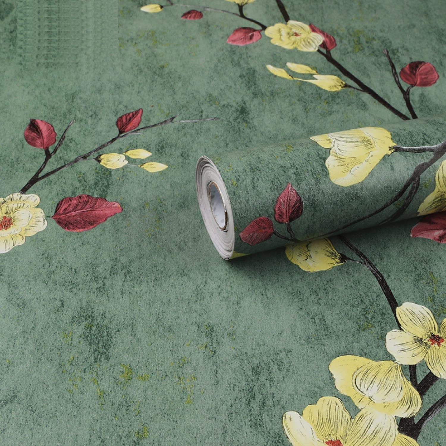 DISENO Wall Stickers DIY Wallpaper (45 x 300 cm) Floral Damask Self Adhesive, Living Room, Hall, Sofa Background Decal, Green (B0CTKPV7W9) Amazon Price History, Amazon Price Tracker