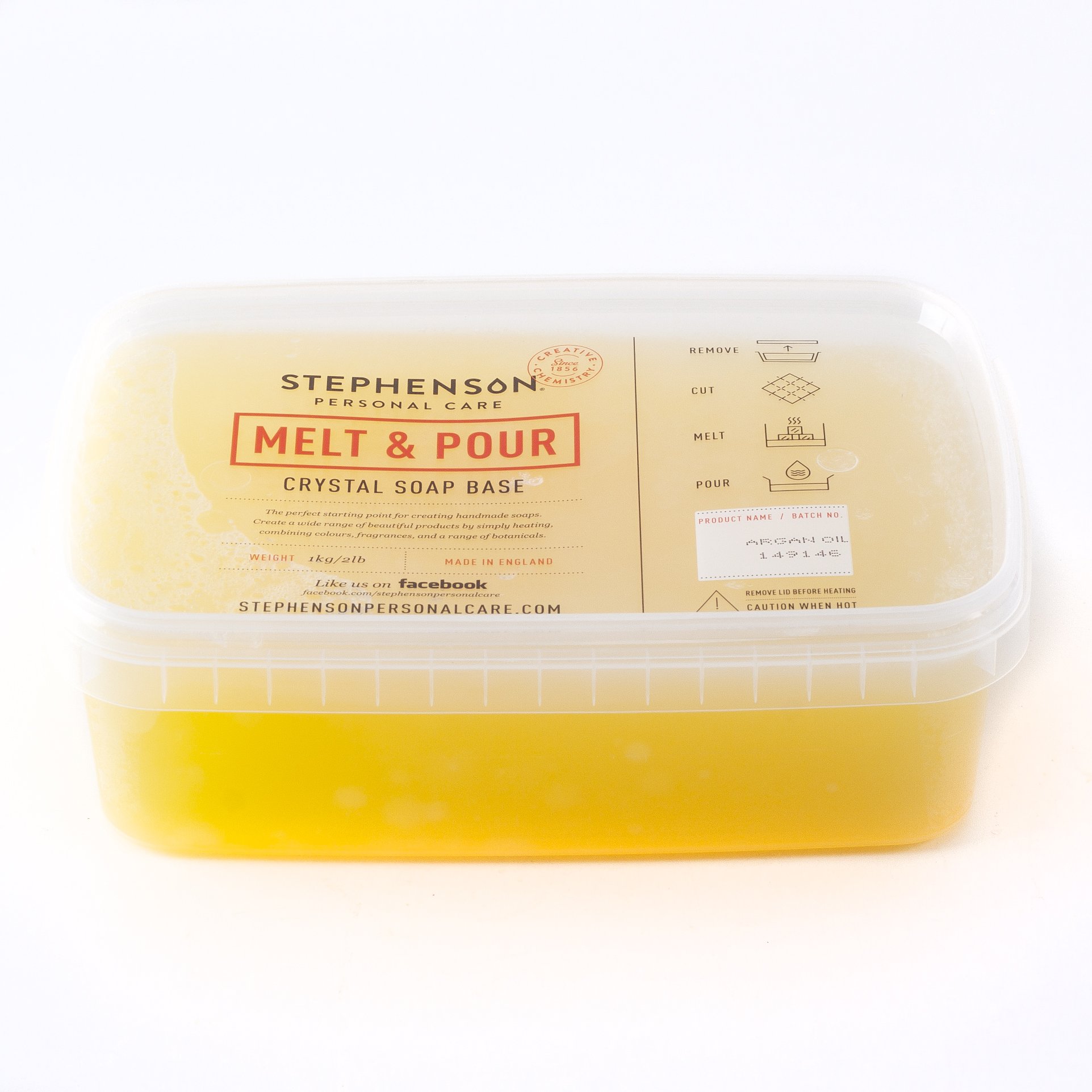 Stephenson Melt and Pour Soap Base - Argan Oil SLES & SLS Free - 5Kg