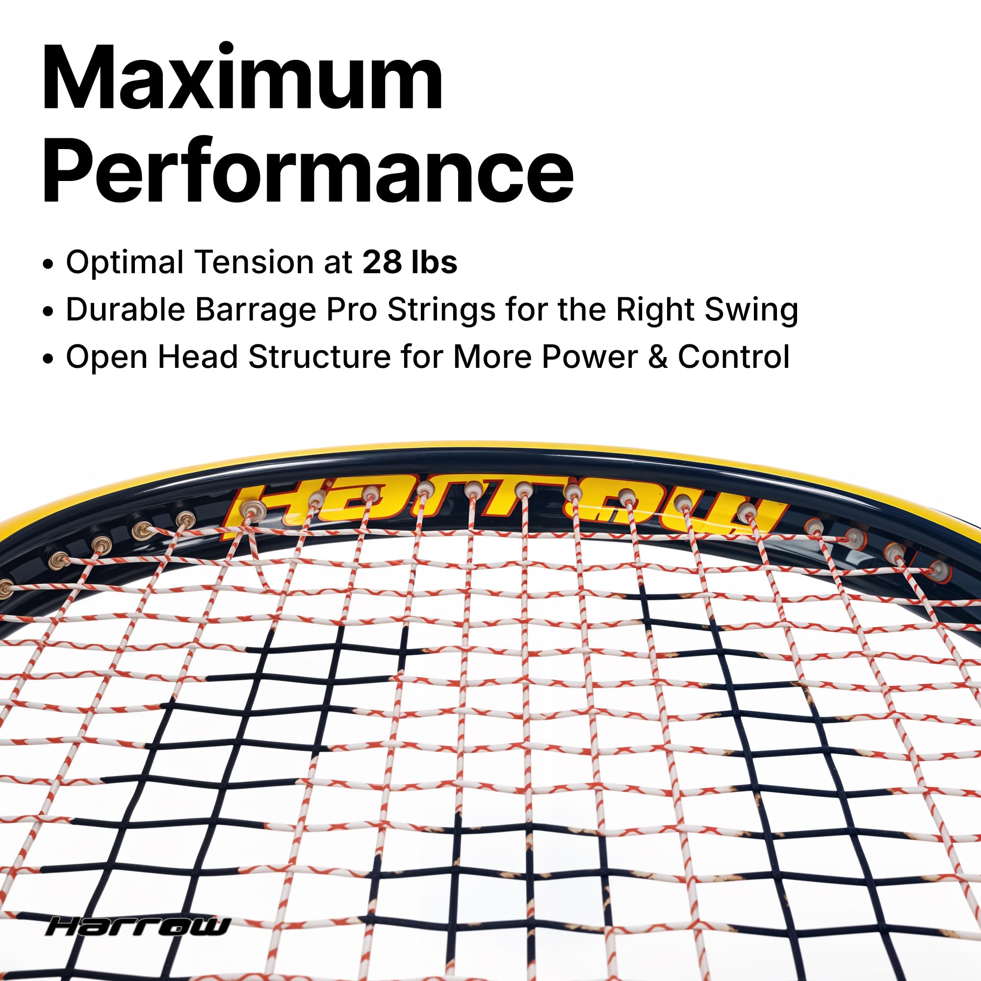 Raquette de squash Harrow Vapor 110 – Squash Experts