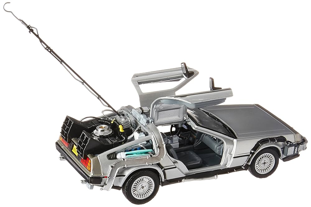 未開封 1/24 WELLY DeLorean Time Machine Welly DeLorean Time Machine Back To The Future Part 1