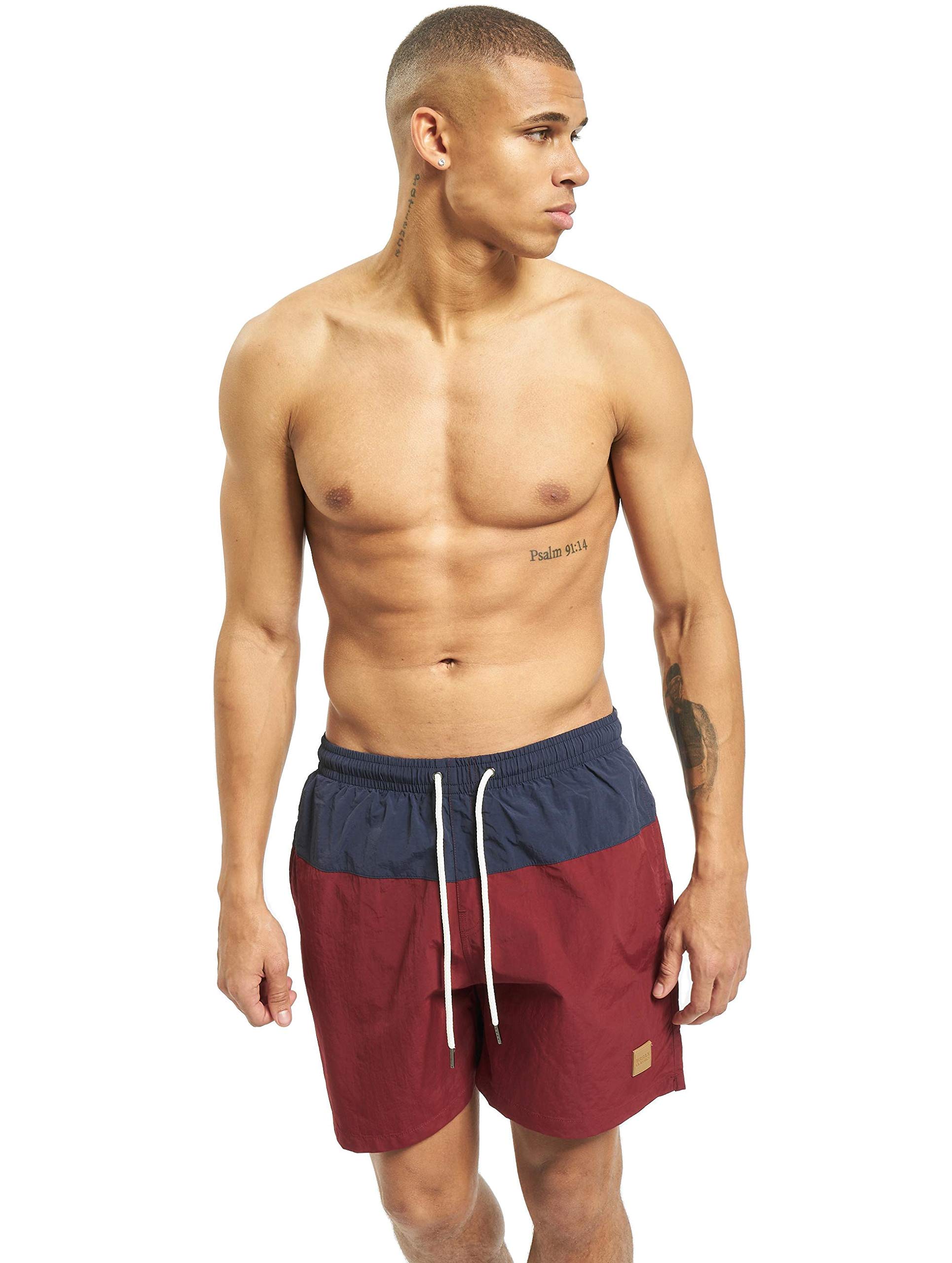 Urban Classics Bañador para Hombre Estilo Moderno, Bermudas Cortos, Shorts de Baño para Natación de Secado Rápido adapto para las Vacaciones, Tallas XS-5XL