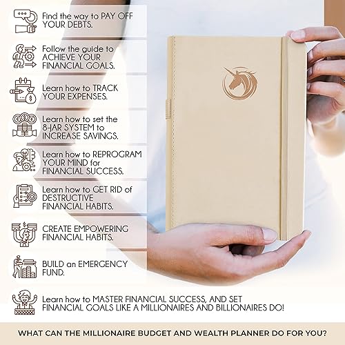 Miniatura 3 de Planificador financiero, planificador mensual de presupuesto y organizador de facturas mensuales, un viaje de 12 meses a la libertad financiera,