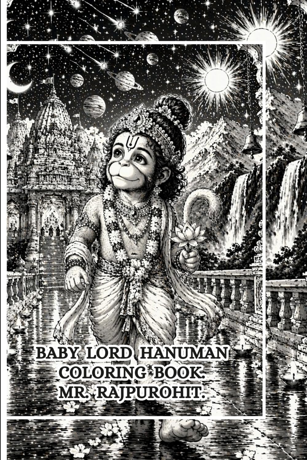BABY LORD HANUMAN COLORING BOOK.