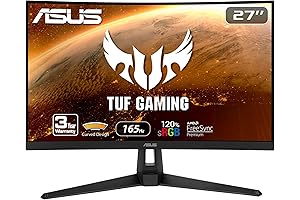 ASUS TUF Gaming VG27VH1B 27-Inch Curved Gaming Monitor