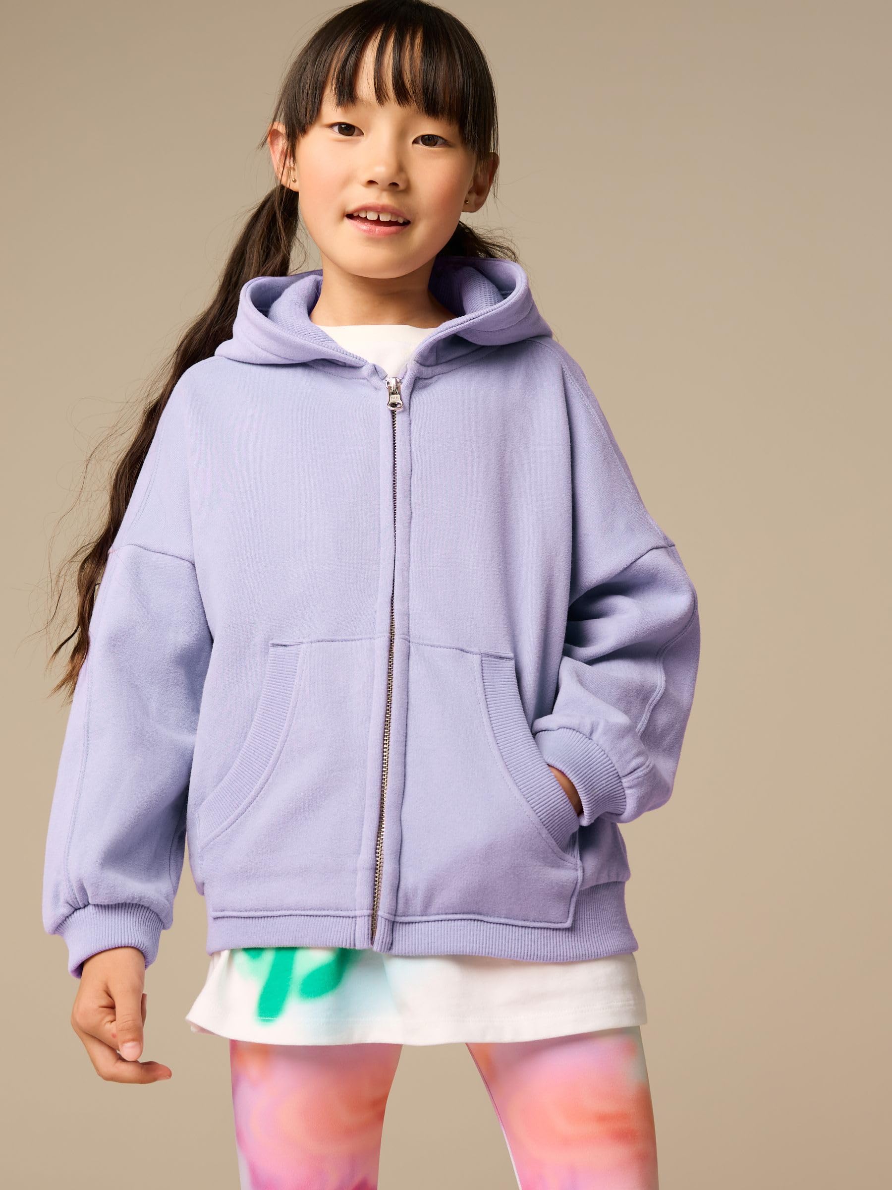 NEXT Niñas Sudadera con Capucha y Cremallera