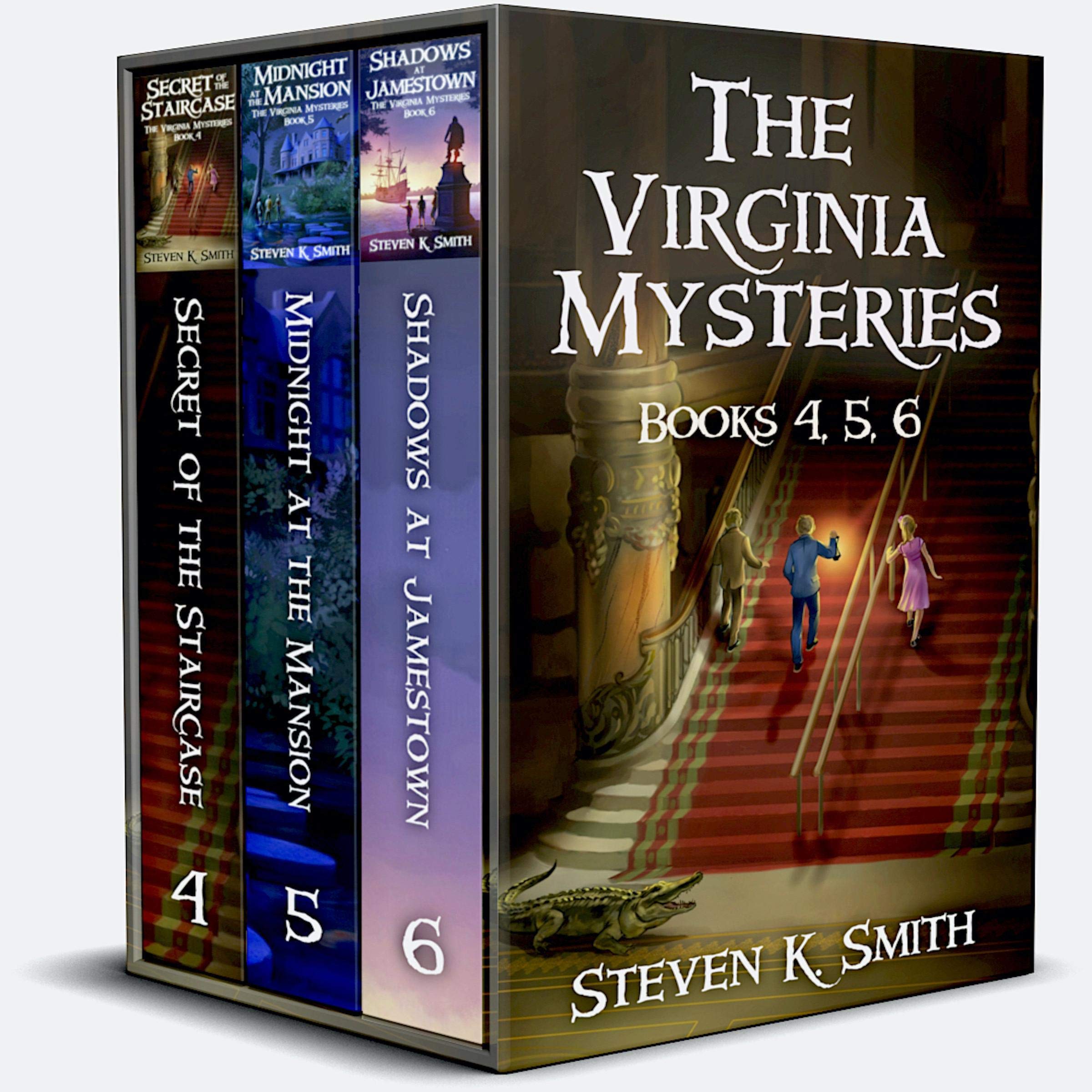 The Virginia Mysteries Box Set 2: Secret of the Staircase, Midnight at the Mansion, Shadows at Jamestown