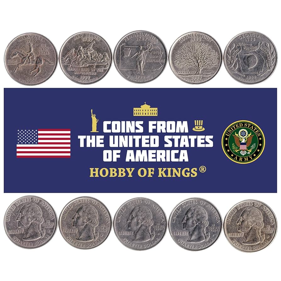 コレクション AMERICA COIN TYPE SET NO.4074 Amazon.com: 5 Coins from United States | American Coin Set