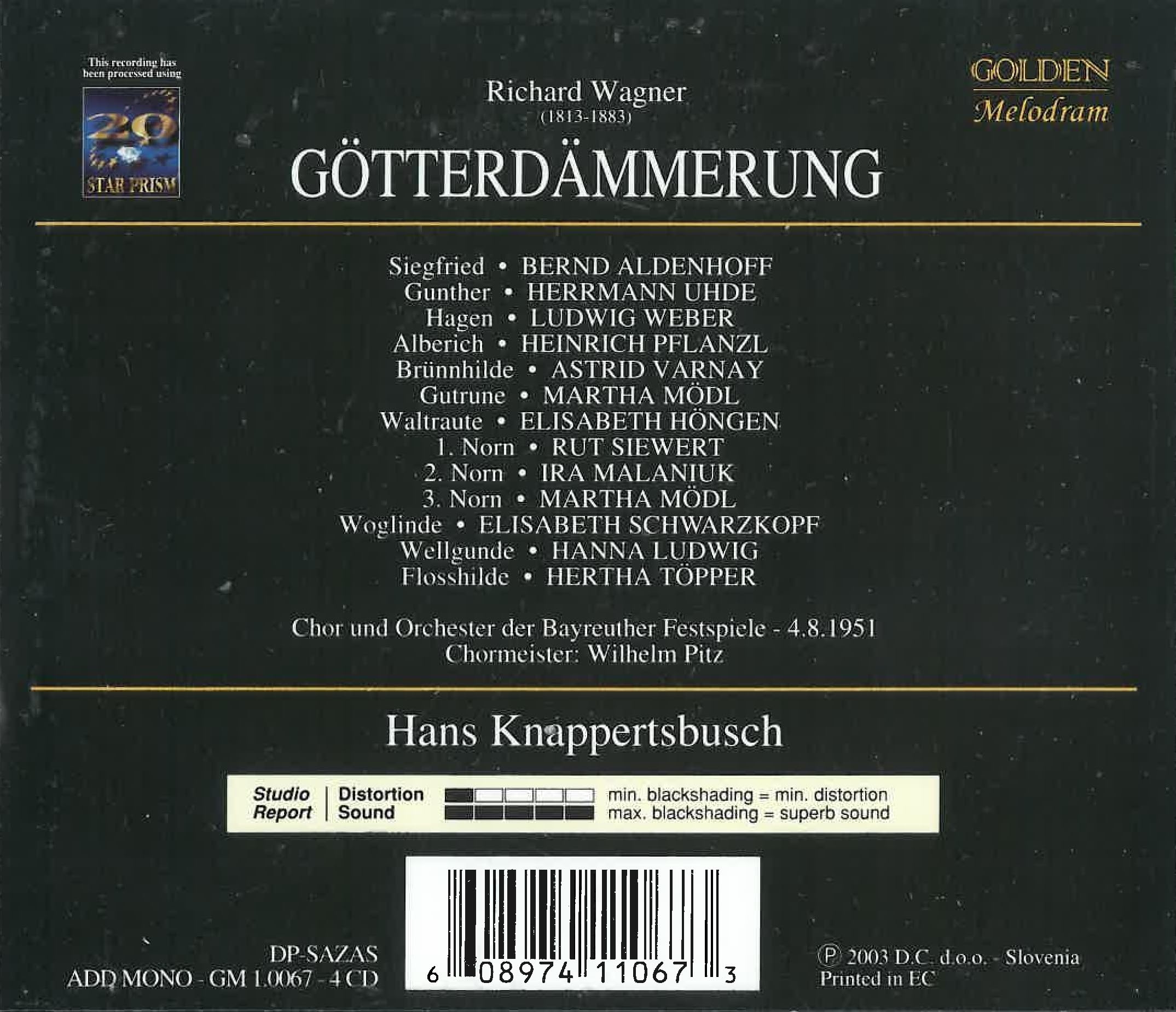 Wagner, R. Götterdämmerung Bayereuth 1951