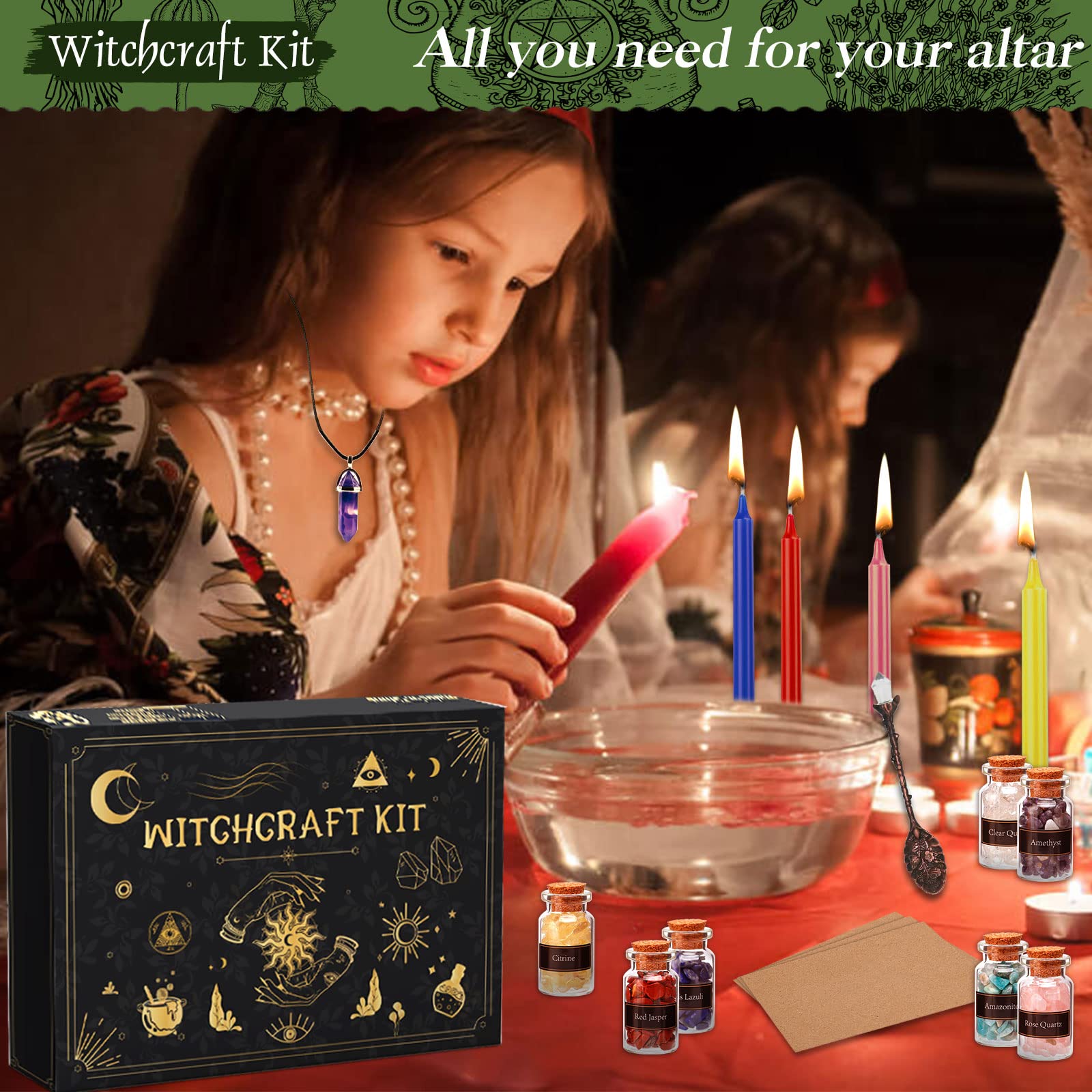 Witchcraft Kit Kit Di 60 Erbe Per Stregoneria – Erbe