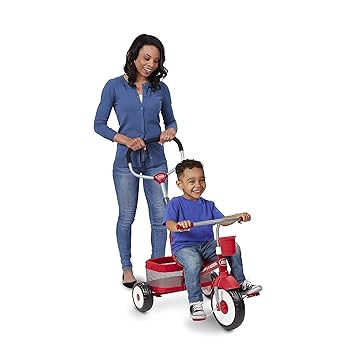 Amazon.com: Radio Flyer Ultimate 4-in-1 Stroll 'N Trike, red
